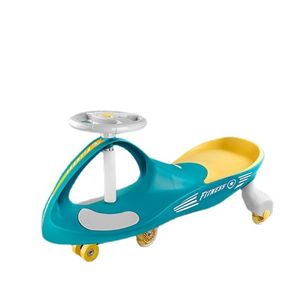 트위스트 자동차 어린이의 롤링 자동차 유니버스 휠 슬라이딩 스윙 장난감 자동차 성인은 조용한 플래시에 앉을 수 있습니다.