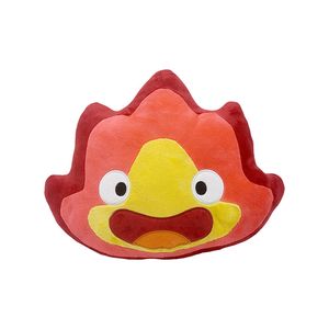 Bonecas de pelúcia Calcifer Fire Brinquedo de pelúcia castelo em movimento Boneca de pelúcia fofa Sofá Travesseiro Boneca de pelúcia macia Presente de aniversário de Natal para crianças 230612