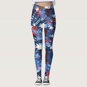 Active Pants Womens Yoga Gamba larga con tasche Ladies' Fourth Of July Leggings sportivi stampati per donna 3x Flare