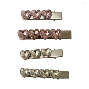 Hair Clips Rhinestones Pin Alligator Clip Crystal Hairpin Decorative Bling