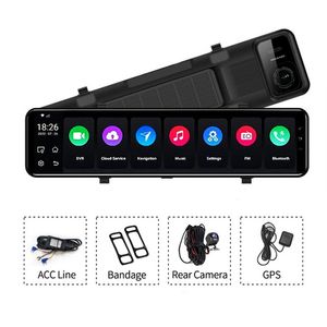 S16 Car DVR 4G 12 Inch Android 10 Dash Cam 1080P ADAS GPS Navigation 5G WiFi Rearview Mirror Video Recorder Night Vision Reverse