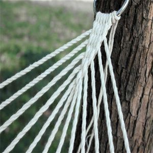 Hammocks Outdoor Travel Stick Cotton Rope Hammock Swing Hanging Sleep Bed