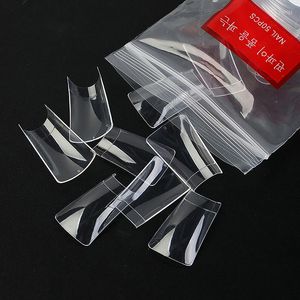 Yanlış Çiviler 500pcs/Bag Duck Nail Tips Özel şekil geniş açık akrilik sahte kadınlar sanat