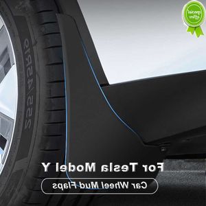 Nuovo Per Tesla Model Y 2021 2020 Car Wheel Mud Flaps Paraspruzzi Ruota Posteriore Blocco di Fango Auto Styling Accessori di Modifica