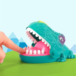 Party Games Crafts Mouth Dentist Bite Finger Game Toy Funny Dinosaur Pulling Teeth BAR Games Toys For Children Interactive Novel Gag Trick Jokes 230612