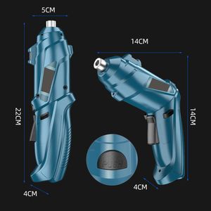 Boormachine 3.6V Çok Fonksiyonlu Elektrikli Tornavida El Matkap Kablosuz Ev Hanehalkı USB Şarj Edilebilir Taşınabilir Onarım Aracı
