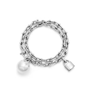 God Siver Bange Braceet Chain Ock Round BA Tjock kärlek Designer för kvinnliga män Coupe Designer Top Quaity Wedding Party Thanksgiving Day Vaentine Set