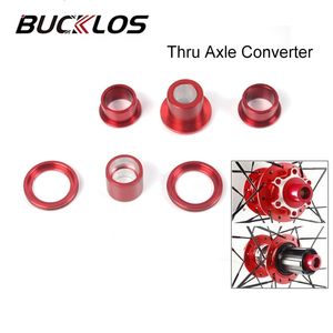 Bike Groupsets BUCKLOS Bicycle Wheelset Thru Axle Converter MTB Adapter Refit 2627529 Inch Cycling Parts 230612