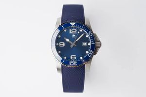 Бизнес -мужские часы Автоматические механические часы -дизайнер часы резиновые часы Gemstone Стеклянное керамическое кольцо Высококачественное Montre de Luxe