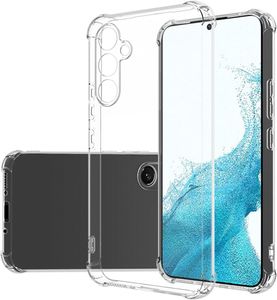 Durchsichtige Handyhülle für Samsung Galaxy A14 A24 A54 A13 A33 A53 A73 5G, weiches, flexibles TPU mit Airbags, stoßfeste, transparente, vergilbungsfreie Handyhülle