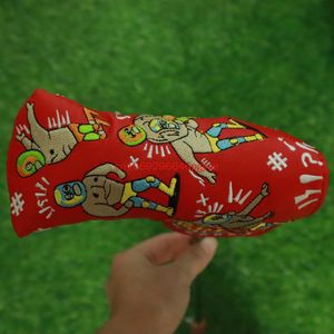 Other Golf Products All Kind Of Golf Club Blade Putter And Mallet Putter Headcover Flower Snow Man For Golf Blade Putter Head Protection Cover 230612