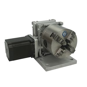 57 Adım Motor Akımı 3A Döner Eksen A Eksen 4t. Eksen Pul Pultock 80mm 4 Çeneli CNC Yönlendirici Gravür Maddeleme Makinesi