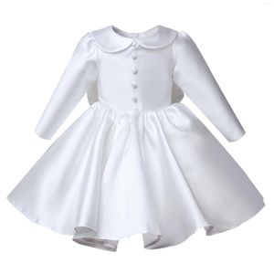 Mädchen Kleider Baby Taufkleider Langarm Kinder Hochzeit Taufe Kleidung Geborene Mädchen 1 Jahr Geburtstag Prinzessin Infant Party