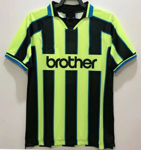 2013 2014 Retro Mans Cities Soccer Jerseys 1998 1999 Haaland Gallagher Weah Kun Aguero dzekoフットボールシャツMaillots Kit Camiseta de Foot