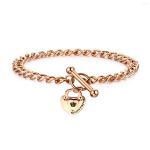 Charm Bracelets Trendy Women Beauty Aço Inoxidável Senhoras Presente de Aniversário de Casamento Cor Prata Charmoso Design Único Amor Para Sempre