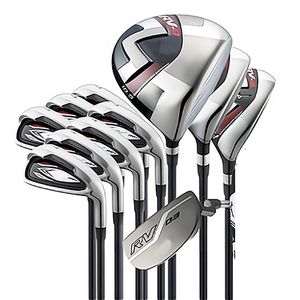 Herren-Golfschläger RV8 Golf, komplettes Schlägerset, Driver, Fairwayholz, Putter, Eisen, Graphit, Golfschaft, Schlägerhaube