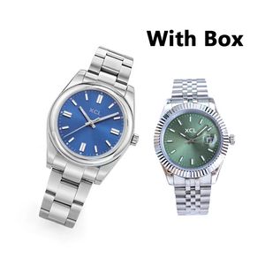 Classic mens watch 36 41mm designer watch high quality stainless steel strap round dial date fair automatic watch couple rose gold ladies 28 31mm fashion watch