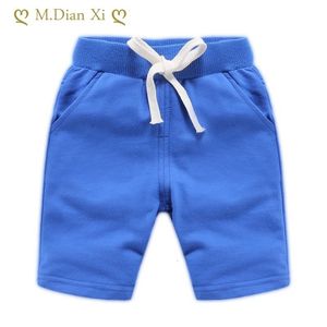 Shorts pojkar sommar bomull capris barn män och kvinnors strandbyxor casual wear barn 230613