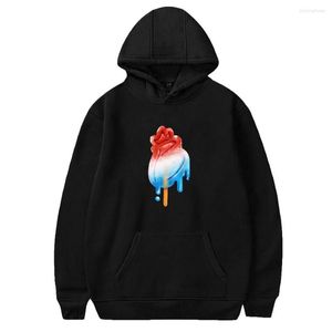 Büyük Satış Erkek Hoodies Briannaplayz Rainbow Hoodie Uzun Kollu Erkekler Kadın Hooded Sweatshirt 2023 Sosyal Medya Yıldızı Genç Kıyafetler