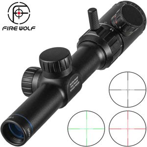 Frie Wolf 1-4x20 Hunting Rifle Scope Green Red Olluminated Riflescope с прицелом с прицелом из винтовки Caza Fincle Fincal