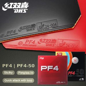 Masa Tenis Kauçukları Orijinal PF4 50 Masa Tenis Kauçuk Yapışkan Sivimler In Pf4 Ping Pong Kauçuk Saldırı ile Döngü Sürüş 230612