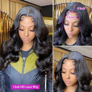 Full Lace Body Wave Lace Front Wigs For Women Guleless Human Hair Woman 30 Inch 13x4 13x6 Loose Deep Wave Frontal Wig