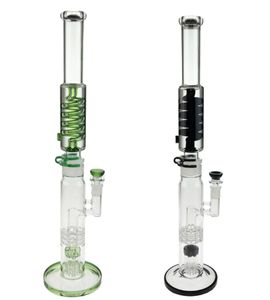 Vintage Premium Freezable Glycerin Glass Bong Water Hookah Rökning Pipe 21Inch Original Glass Factory Made Can Put Customer Logo av DHL UPS CNE