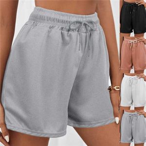 Herren-Shorts, Damen, einfache Shorts, Baumwolle, gemütlich, lässig, für Zuhause, Yoga, Strand, Damen, Sport-Shorts, für drinnen und draußen, weites Bein, Hose 2023