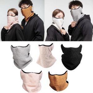 Bandanas Men Women Winter Warm Wool Hat Outdoor EarProtection Head Neck Cover Thick Scarf