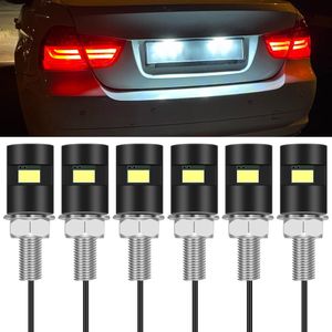 Motosiklet LED Plaka Işığı 5630 1SMD Sinyal Lambası 12V Kuyruk Ön Vidalı Cıvata Ampulleri Hawkeye Işık