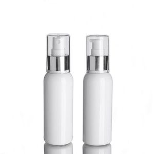 100ml Empty White Plastic Atomizer Spray Bottle Lotion Pump Bottle Travel Size Cosmetic Container for Perfume Essential Oil Skin Toners Eemm