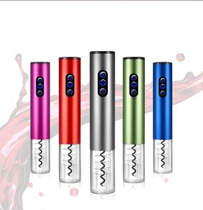 Set apribottiglie automatico per vino Apribottiglie elettrico multi colore Lega di alluminio Cavatappi automatico Utensili da cucina per regalo