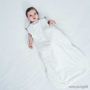 Спальные мешки детская хлопковая зимняя ткань для ноги новорожденные носимые одеяло 0 ~ 18 месяцев R230614