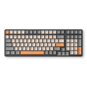 K3 Kabelgebundene Gaming-Tastatur, 100 Tasten, benutzerdefinierte PC-RGB-Mechanische Tastatur für Computer, unterstützt Hot-Swap-fähige Achse