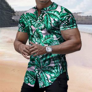 camisas de grife Havaí camisas vestido padrão de impressão camicia botão até luxos designers camisas masculinas camisas masculinas Chemise Homme Camisa