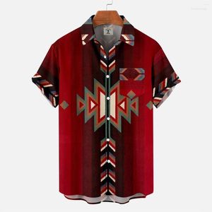 Camisas casuais masculinas Camisa diária masculina Oversized solta havaiana Moda masculina Street Sweatshirt verão lapela manga curta masculino