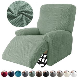 Chair Covers Jacquard Recliner Cover Elastic Sofa Couch Stretch Slipcovers Towel Armchair Case Anti Dust Lazy Boy 230613