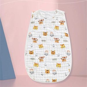 Sleeping Bags Child Vest Type Sleeveless Bag Newborn Summer Thin Cotton Pattern Baby Quilt