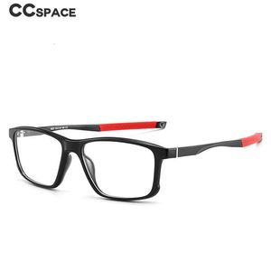 Sunglasses Frames 47547 Square Anti Sport Frames Aluminum Magnesium Leg Men Women TR90 Fashion Computer Eyeglasses 230316313P