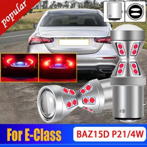 NOVO 2X CANBUS ERRO ERRO FREE P21/4W 566 Lâmpadas de freio de cauda LED Lâmpadas Baz15D para Mercedes-Benz E290T E300T TURBO-D E220D E300