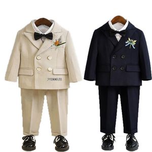 Kleidung Sets Jungen Anzug Für Hochzeit 1 Jahr Baby Kinder Pograph Kinder Formale Zeremonie Smoking Kleid Kind Party Leistung Kostüm 230613