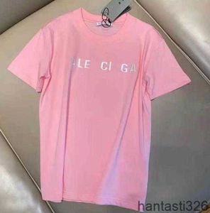 T-shirt da donna Designer femminile con motivo a lettere stampate Abito estivo per amanti multicolore casual di moda classica