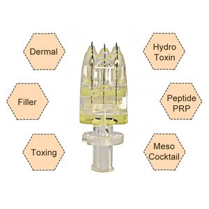 Crystal Multi Mesoterapi Injector Needle 5pins Disponibla Multi Needle Meso Microneedling Meso Gun Water Injector Beauty