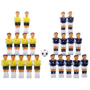 Foosball ABLB  -  22PCS Foosball Man Table Guys Man Soccer Playerパートイエローロイヤルブルーウィズボール230613