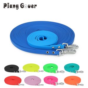 Dog Collars Leashes PVC Long Dog Leashes Cat Traction Lead Rope Candy Color Outdoor Short Pet Leash Blue Rose Red Yellow 230613