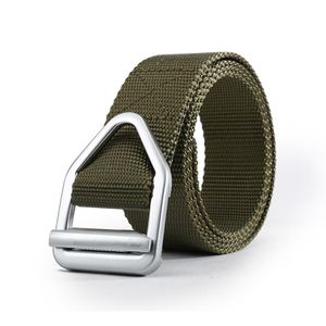 Cinto de engrenagem tático masculino Cintos de nylon Cintura masculina Alça SWAT com fivela de metal Cinto de rapel cintura 173B239G