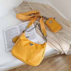 Designer Women s Bag tre-i-en One Shoulder Crossbody Bag vit rem multifunktionell