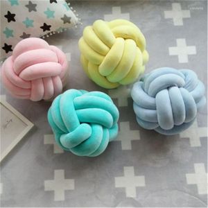 Pillow Creative Knot Ball Baby Calm Sleep Dolls Stuffed Toys Chair Back Car Household Decorative Gifts Nordic