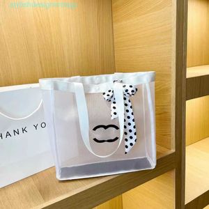 Messenger Bags Designer Bag Small Fragrant Wind Summer Small Clear Weight Fashion Simple Large Letter Mesh Fashion Brand Women's Handheld Bag Shopping Bag