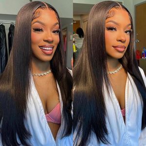 13x4 Straight Lace Front Wigs Hd Transparent Lace Frontal Wig For Women Glueless 4x4 Closure Wig Human Hair Wigs